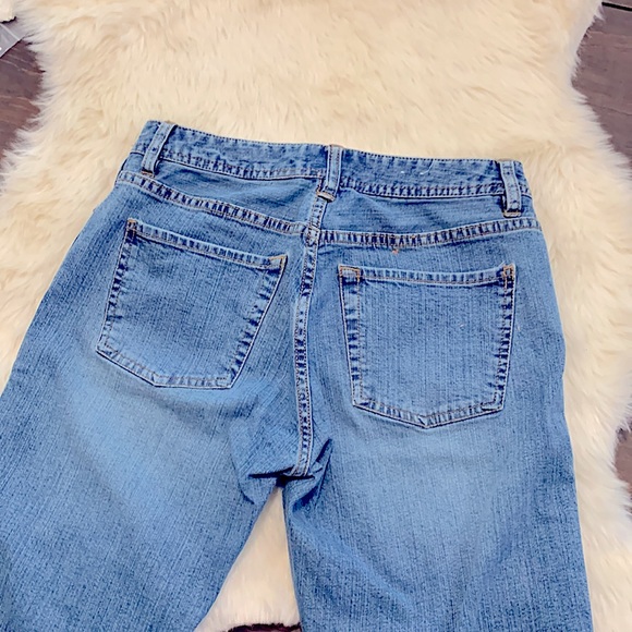 RARE Vintage 90’s *Old Navy* Sexy Booty Stretch Straight Fit •Unique Ankle Slits - Picture 10 of 16